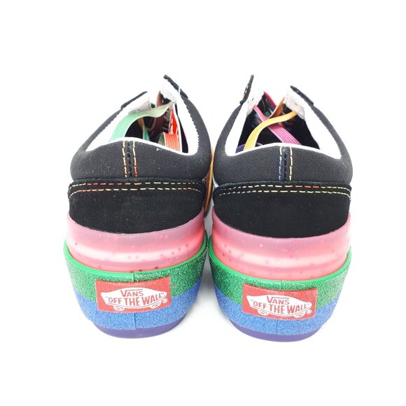 Vans Old Skool Stacked Platform Rainbow Pride Shoe Sneaker Womens Size 5 US NEW - Picture 6 of 9